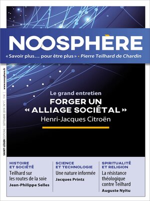 cover image of Revue Noosphère, Numéro 7